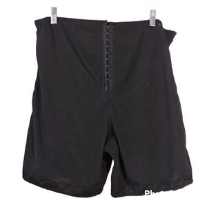 Black Mesh Booty High Waist Tightening Underwear Shapewear Shorts Size 3XL